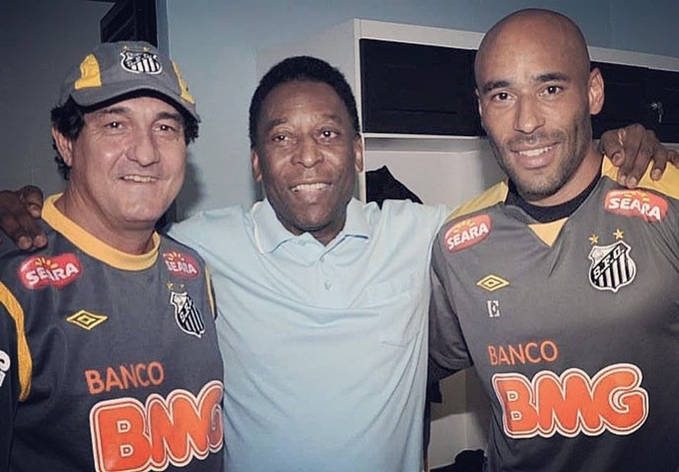 Muricy Ramalho, Pelé e Edinho — Foto: Reprodução/Instagram