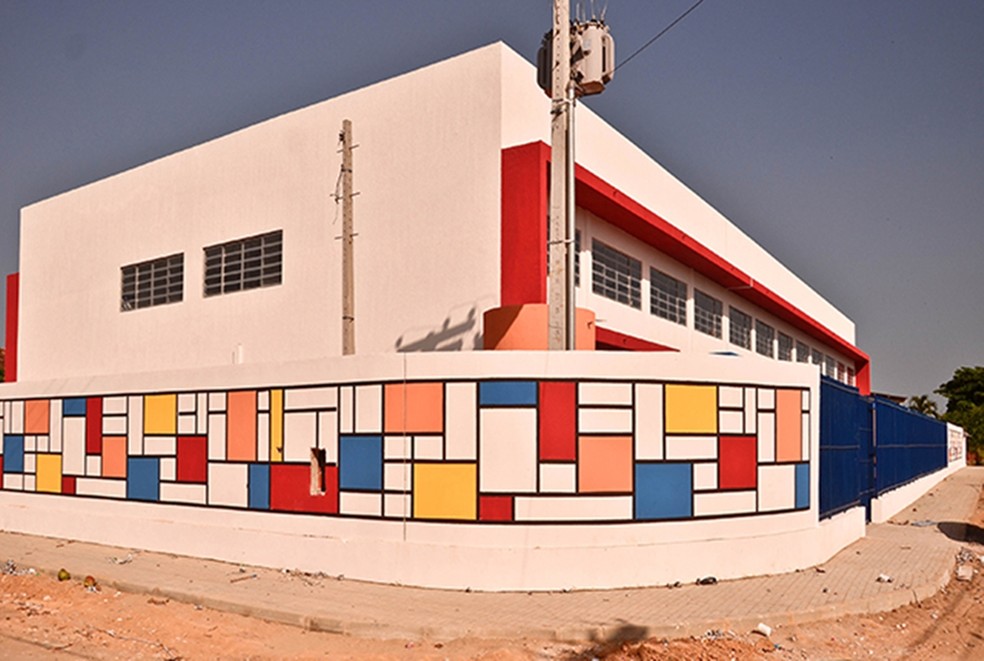 Escola Cidadã Integral Heliton Santana em Santa Rita, na Paraíba — Foto: Delmer Rodrigues/Secom-PB