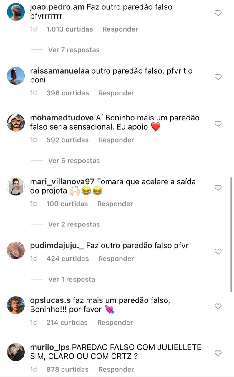 BBB21: Boninho agita a web ao reforçar possibilidade de novo paredão falso (Foto: Reprodução/Instagram)