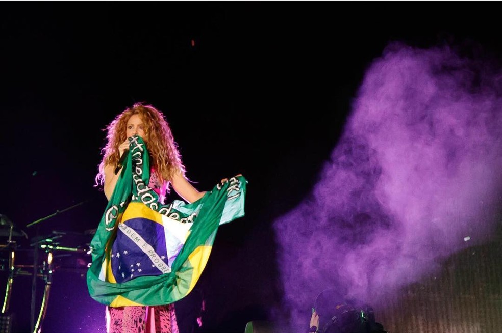 Em 2018 ela fez show em Porto Alegre — Foto: Reprodução Instagram