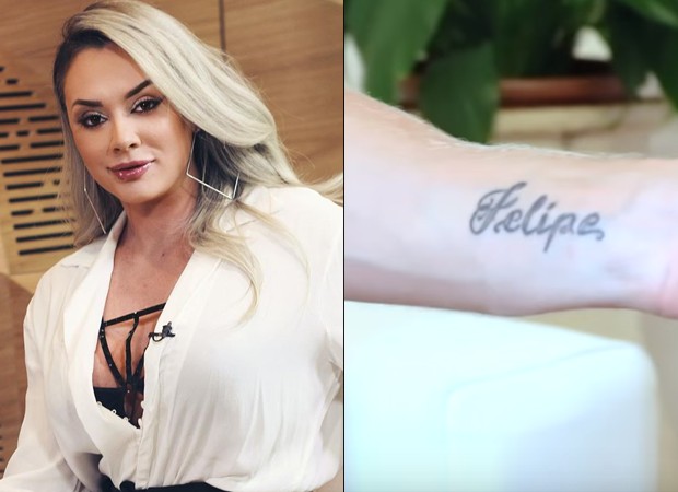 Juju Salimeni remove tatuagem com nome de Felipe Franco (Foto: Reprodução/Instagram)