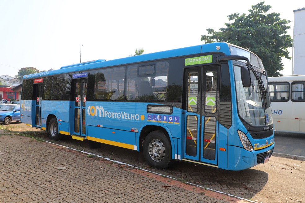 Ônibus do transporte coletivo em Porto Velho — Foto: Prefeitura de Porto Velho/Divulgação