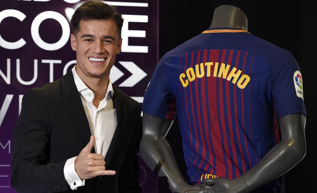 Philippe Coutinho ainda não sabe qual número usará no Barça (Foto: AFP)