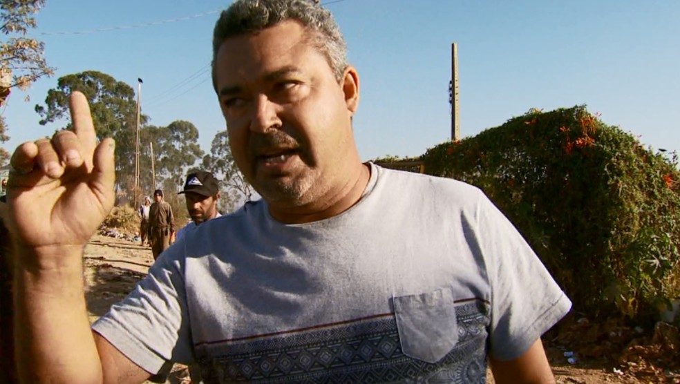 Equipe da EPTV Sul de Minas é agredida por vereador em Varginha (Foto: Reprodução EPTV)
