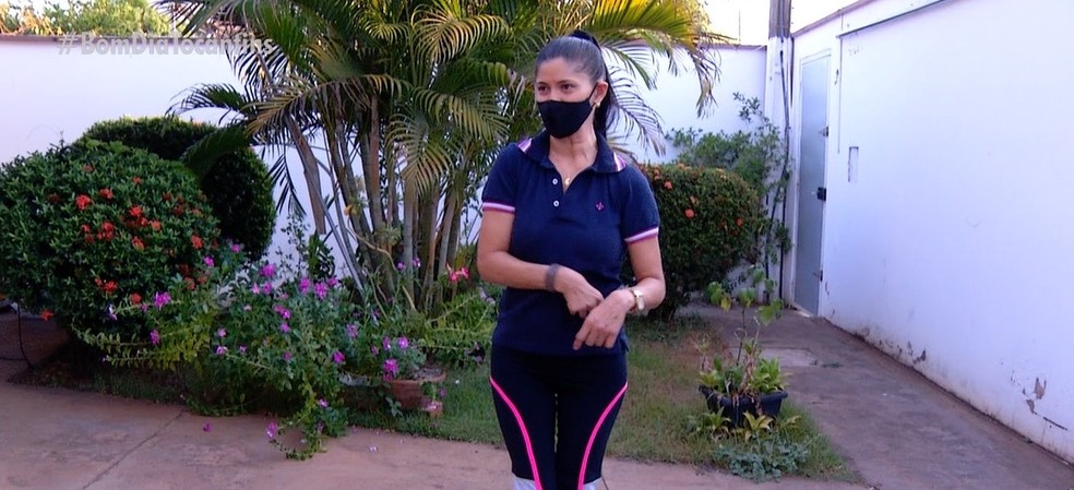 Mulher com deficiência foi agredida em lava a jato — Foto: Reprodução/TV Anhanguera