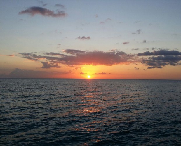 Pôr do sol pelas lentes de Rafa Brites (Foto: Arquivo Pessoal)