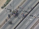 Protesto fecha trecho da BR-381 em Betim, na Grande BH, diz PRF