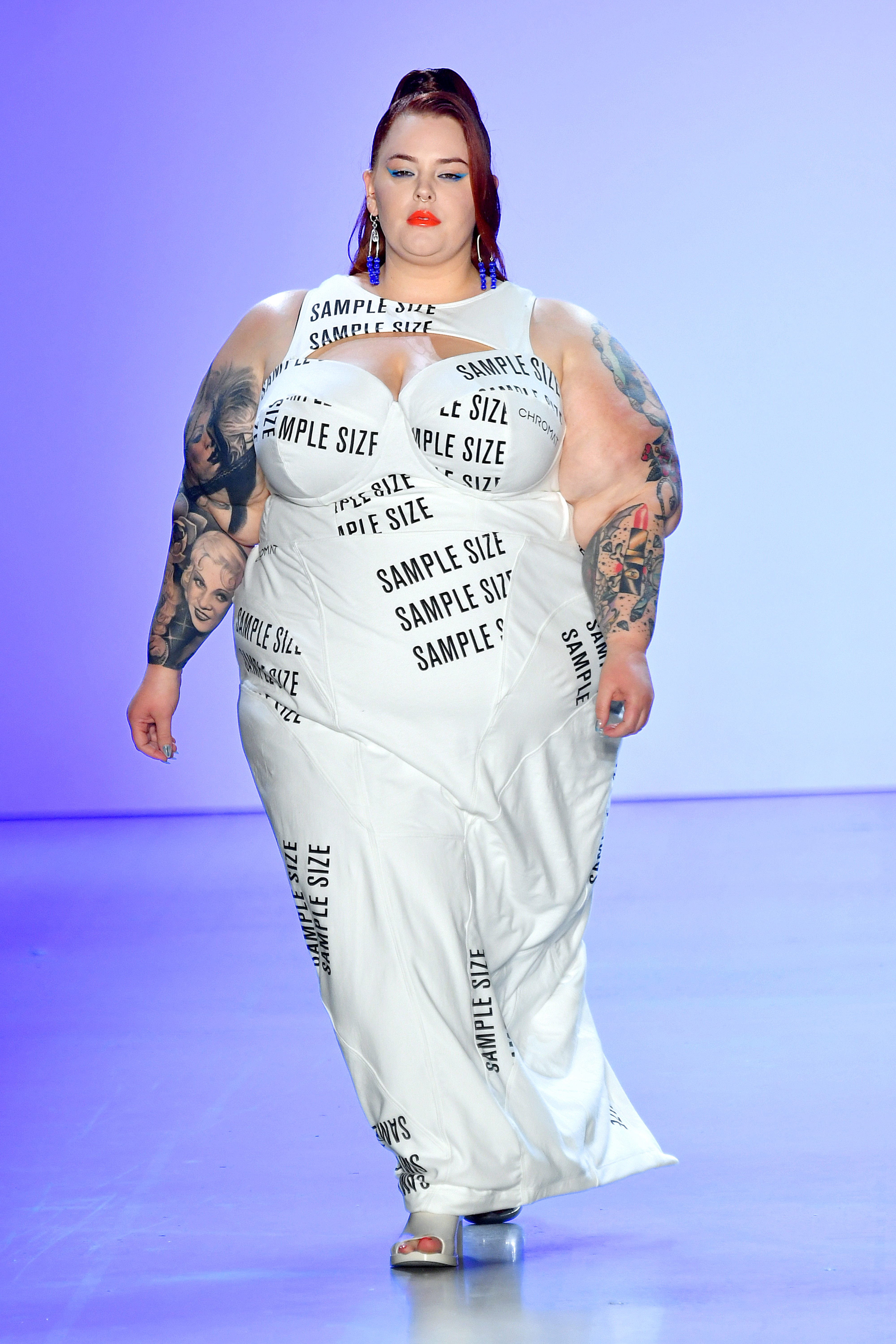 Tess Holliday no New York Fashion Week (Foto: Getty Images)