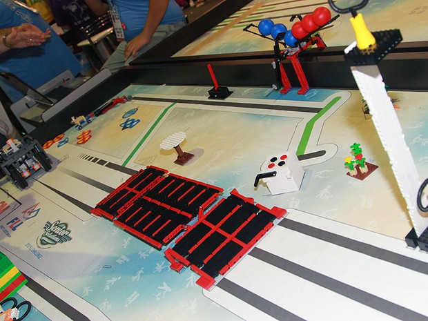 Torneio de robótica na Olimpíada do Conhecimento 2012 (Foto: Maurício Nascimento)