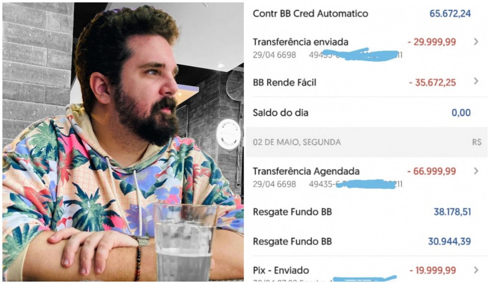 O agente de talentos Bruno De Paula, de 36 anos, nascido em Brasília mas morador da Zona Sul de São Paulo. — Foto: Reprodução/Redes Sociais