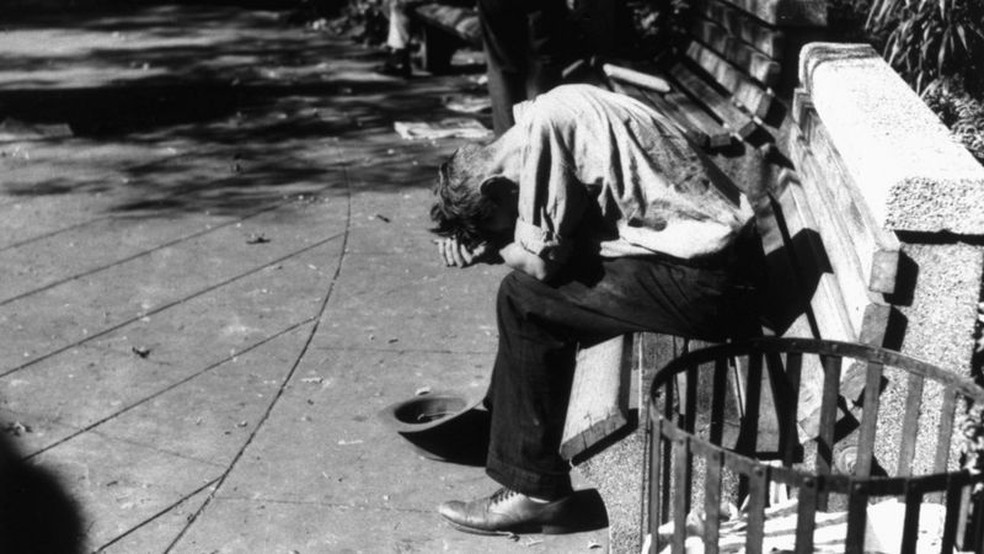 O que eles viram nos EUA em meio à Grande Depressão os aterrorizou — Foto: Getty Images / Via BBC