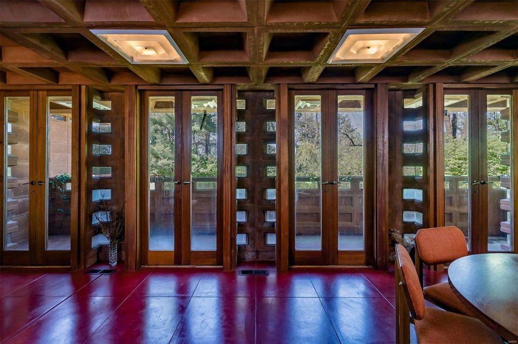 Feita apenas com blocos de concreto, casa icônica de Frank Lloyd está à venda (Foto: Divulgação)
