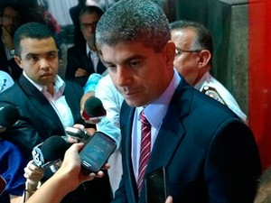 Secretário de Segurança Pública do Estado da Bahia, Maurício Barbosa (Foto: Maiana Belo/G1)