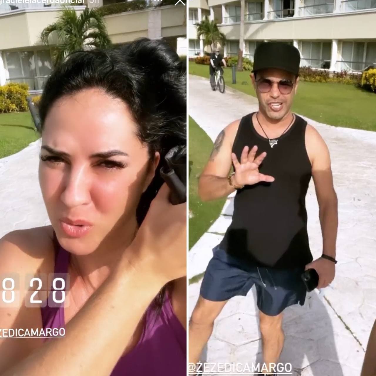 Graciele Lacerda e Zezé Di Camargo (Foto: Reprodução / Instagram)