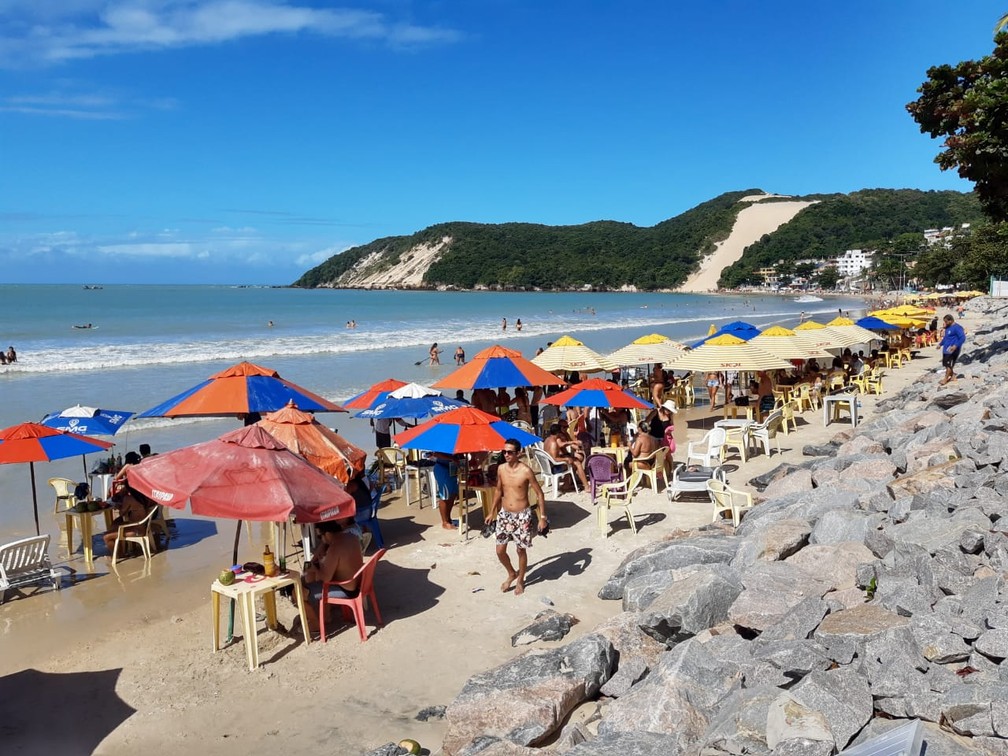 Praia de Ponta Negra, em Natal (Arquivo) — Foto: Lucas Cortez/Inter TV Cabugi
