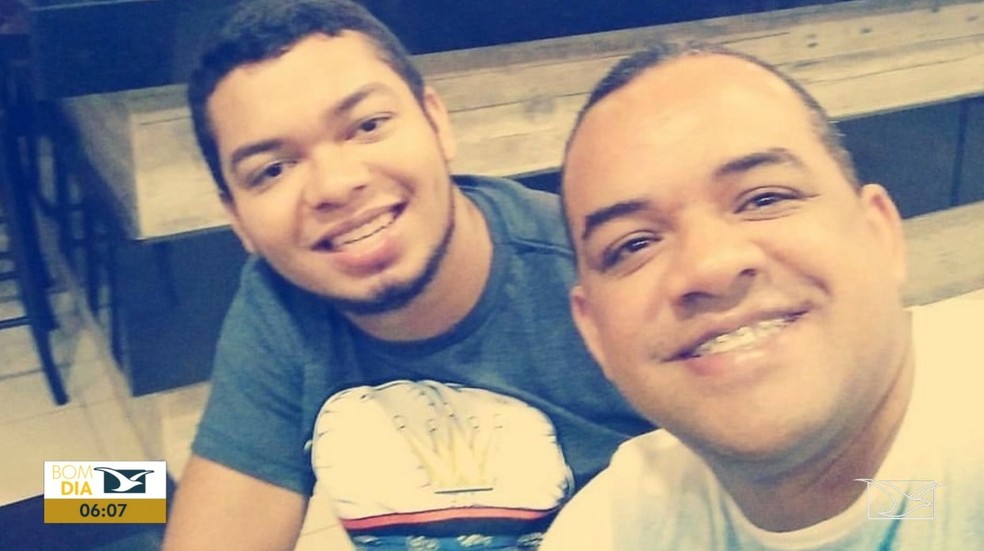 Lucas Sousa da Silva e Valderi Santos Aquino Júnior foram presos.  — Foto: Reprodução/ TV Mirante 