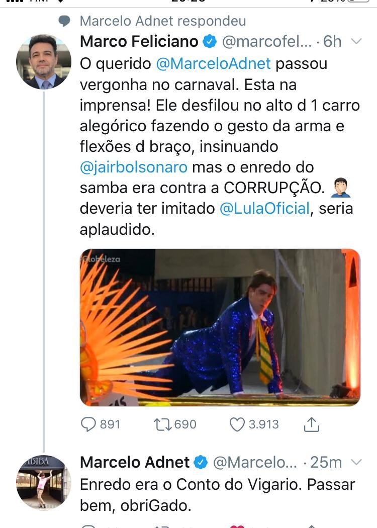 Postagem do deputado Marco Feliciano no Twitter (Foto: reprodução/ Twitter)