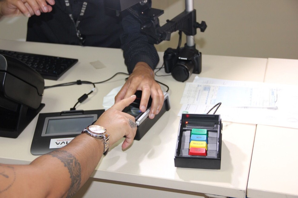 Postos do Na Hora passam a fazer cadastro de biometria para CNH — Foto: Detran-DF/Divulgação