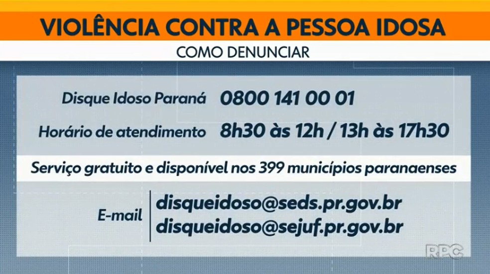 Governo do Paraná oferece canais para denúncias sigilosas de violações — Foto: Reprodução/RPC