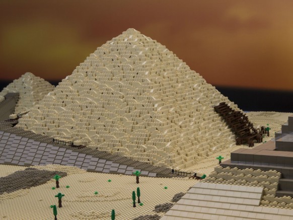 Necrópole de Gizé - Egito (Foto: Museu de Ciência e Indústria de Chicago)