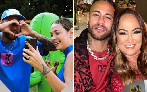 Neymar homenageia a ex, Carol Dantas, a mãe e a avó no Dia das Mães: "Rainhas"