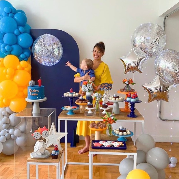 Giselle Itié mostra detalhes da festinha de 1 ano do filho, Pedro Luna (Foto: Reprodução/Instagram)