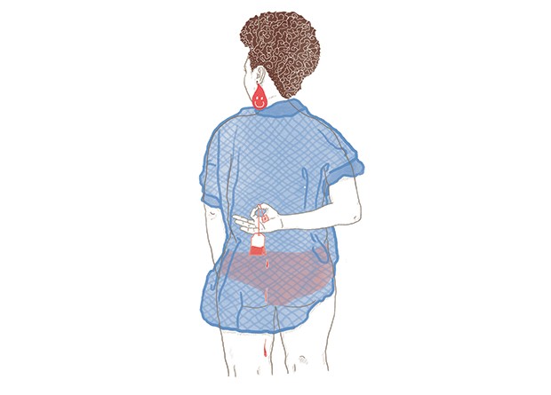 Menstruação (Foto: Ilustração Raquel Thomé)