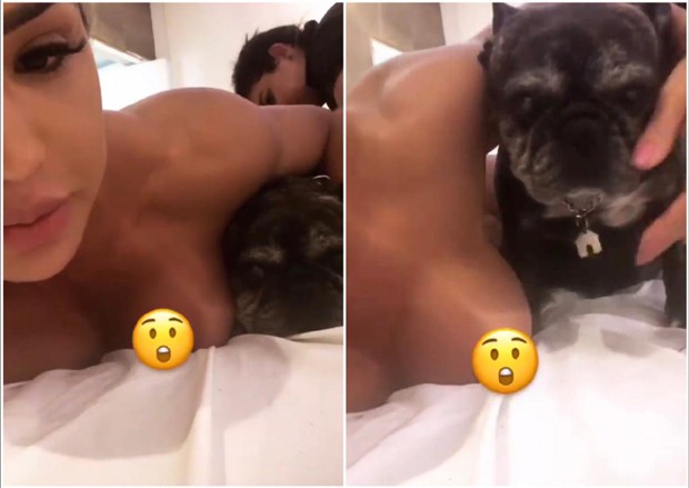 Gracyanne Barbosa recebendo massagem (Foto: Reprodução/Instagram)