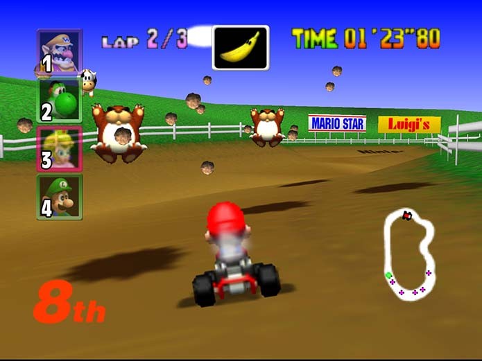 Mario Kart 64 (Foto: Reprodu??o)