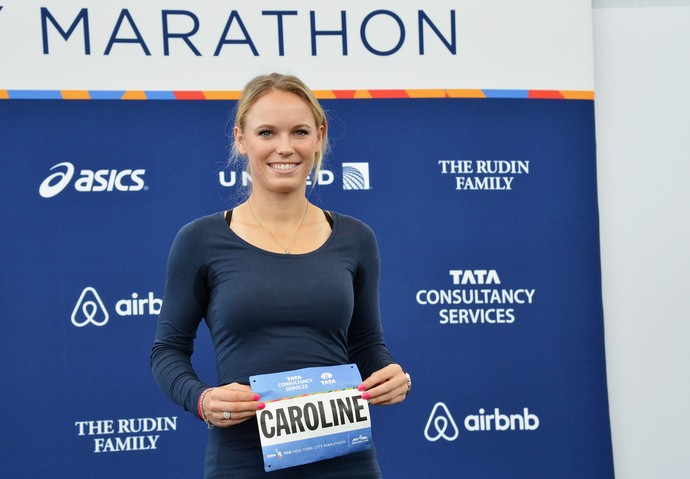 tenis caroline wozniacki maratona de nova york (Foto: Getty Images)