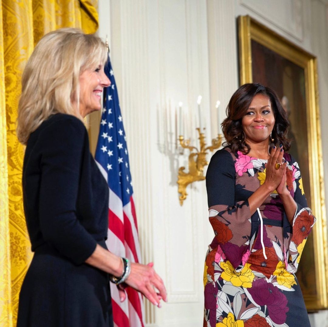 Jill Biden e Michelle Obama (Foto: Reprodução / Instagram @michelleobama)