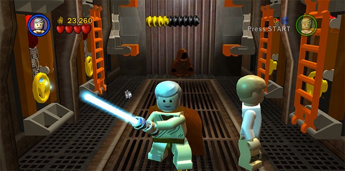 Lego Star Wars The Complete Saga reúne seis filmes em um jogo (Foto: Divulgação)