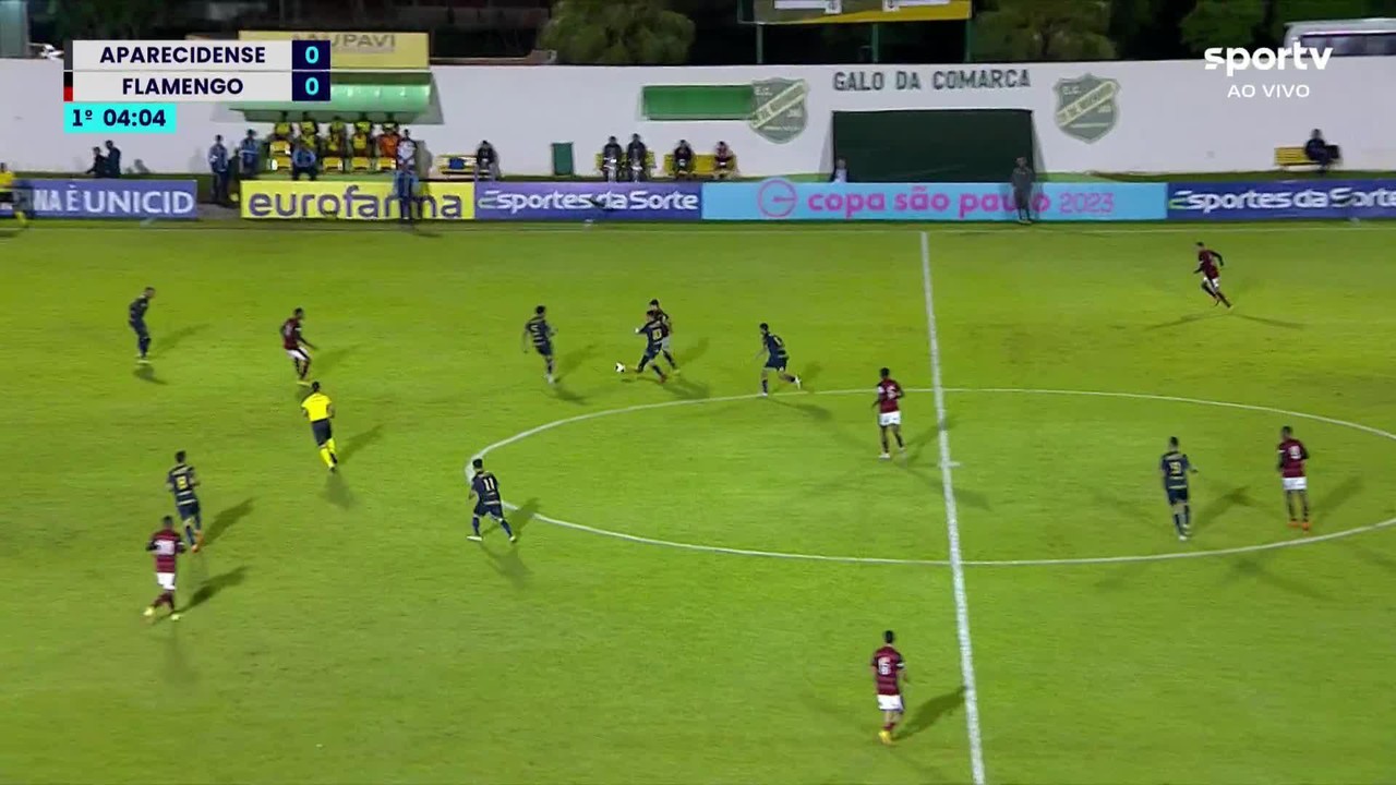 Melhores momentos: Aparecidense 1 x 2 Flamengo, pela 2&ordf; rodada do Grupo 5 da Copa S&atilde;o Paulo de futebol j&uacute;nior 2023