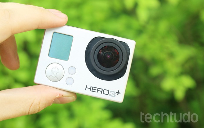 GoPro Hero 3+ (com marca d'água) (Foto: Luciana Maline/TechTudo)