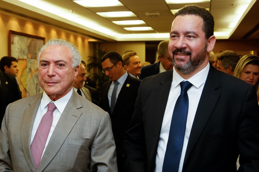 O presidente da RepÃºblica Michel Temer e o presidente do BNDES Dyogo Oliveira (Foto: Marcos CorrÃªa/PresidÃªncia da RepÃºblica)