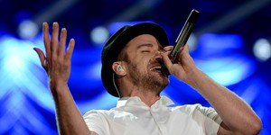 Justin Timberlake: Cry me a river (Flavio Moraes/G1)