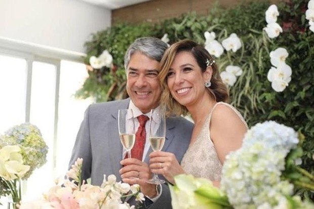 William Bonner e Natasha Dantas celebram 1 mês do casamento (Foto: Instagram/Reprodução)