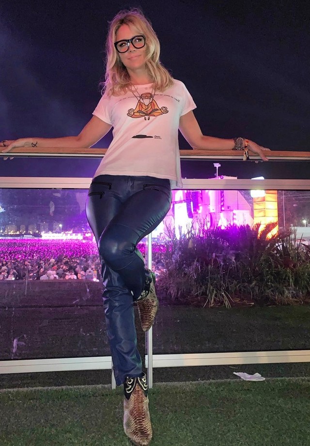 Christine Fernandes no Rock in Rio 2019 (Foto: Reprodução/Twitter)