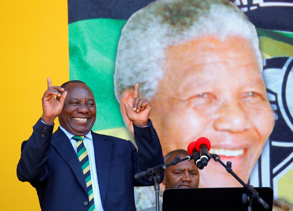 Cyril Ramaphosa, possível substituto de Zuma na presidência (Foto: Reuters/Mike Hutchings)