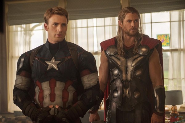 Capitão América (Chris Evans) e Thor (Chris Hemsworth) (Foto: Divulgação)