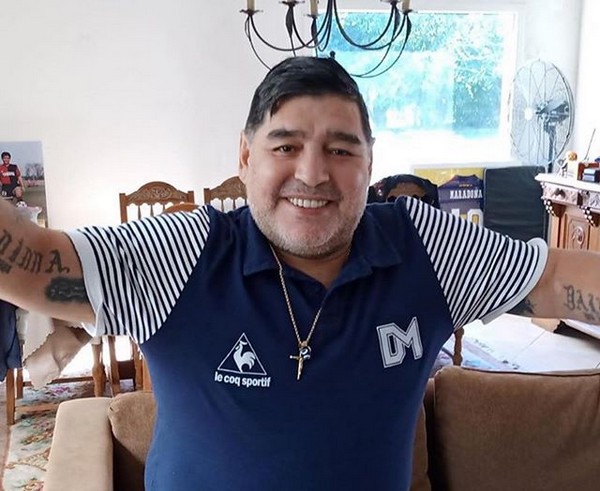 O ex-jogador de futebol argentino Diego Maradona (Foto: Instagram)