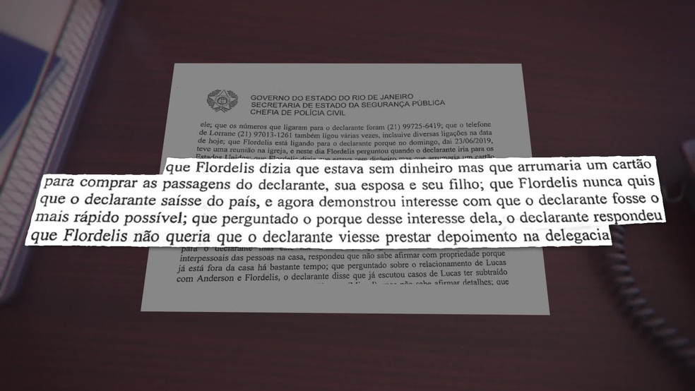 Filho de Flordelis afirmou que a mãe tentou mandá-lo para os Estados Unidos — Foto: Reprodução/ TV Globo