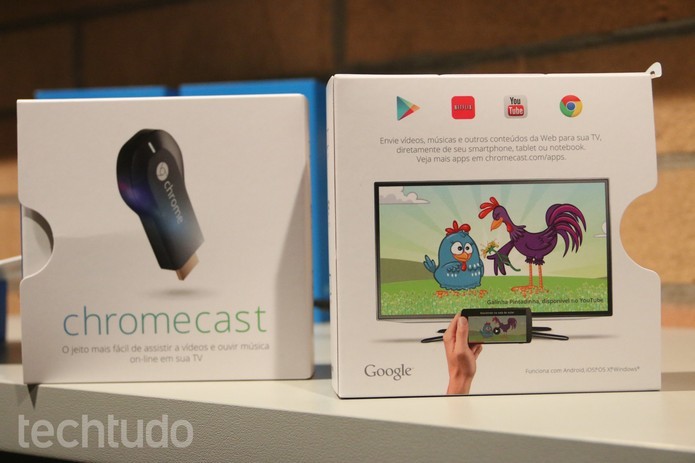 Chromecast permite fazer o streaming pelo celular em TVs (Foto: Anna Kellen Bull/TechTudo)