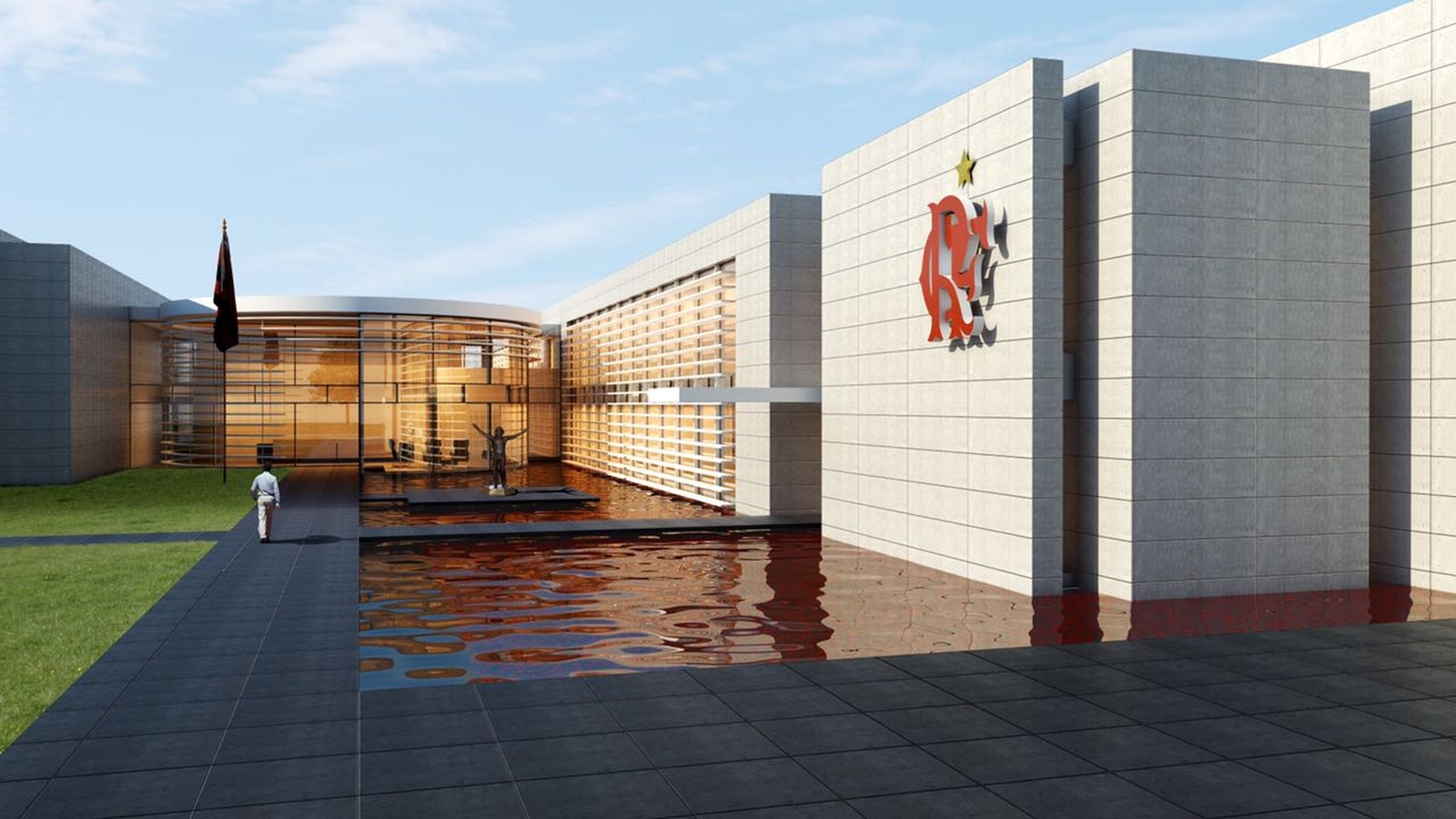 Por mais espaço e conforto, Fla prevê novo módulo do CT para fim de 2018; fotos