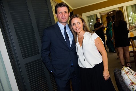 Anthony Ledru, CEO da Louis Vuitton nas Américas,  e Victoria Ledru   