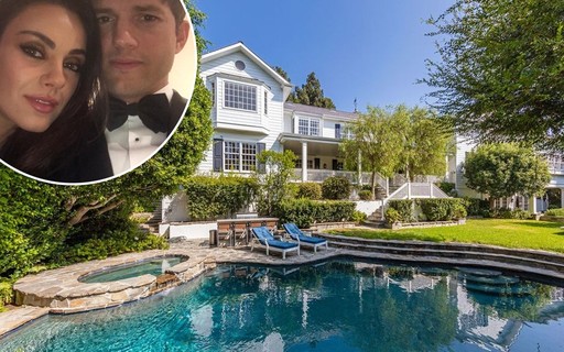 Ashton Kutcher e Mila Kunis vendem mansão em Beverly Hills por R$ 57 milhões