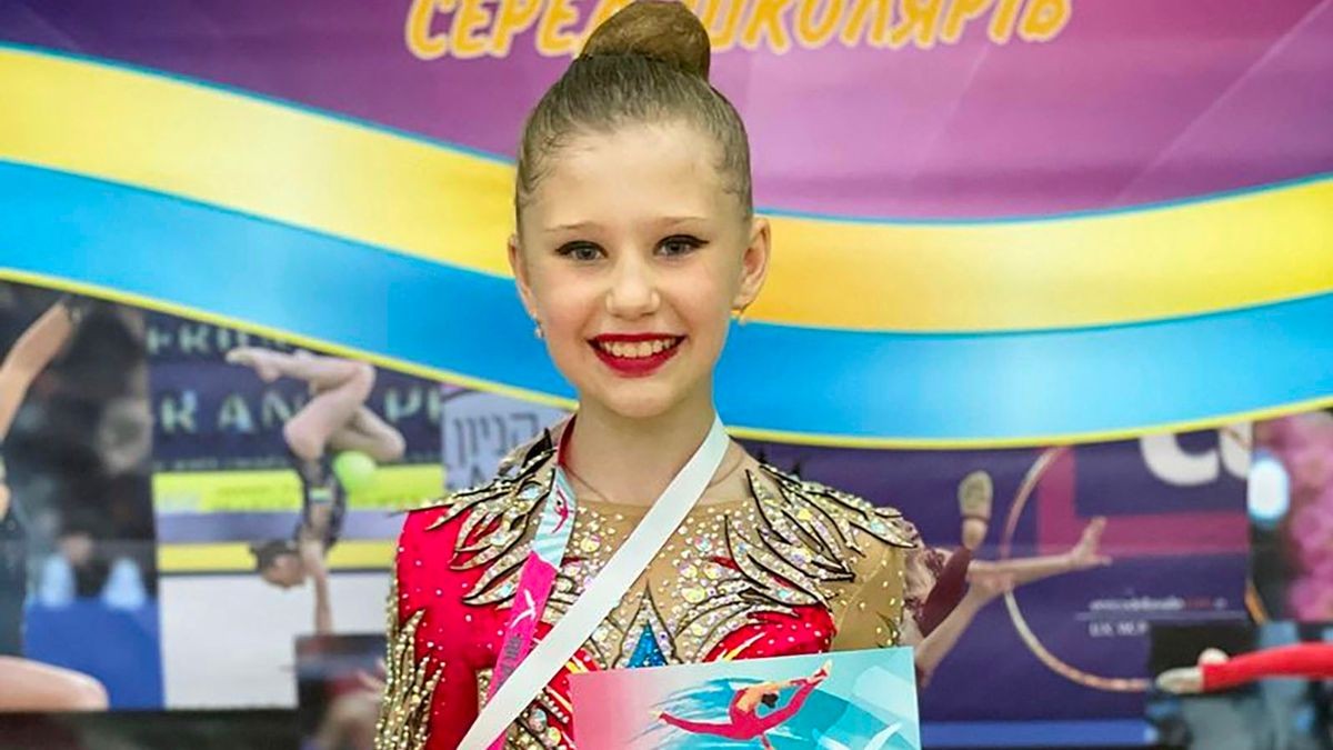 Menina de 11 anos era uma aposta da ginástica rítmica ucraniana (Foto: Reprodução/Mirror)