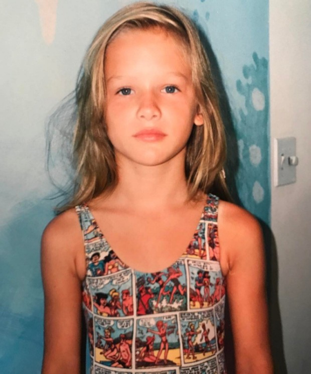 Fiorella Mattheis na infância (Foto: Reprodução/Instagram)
