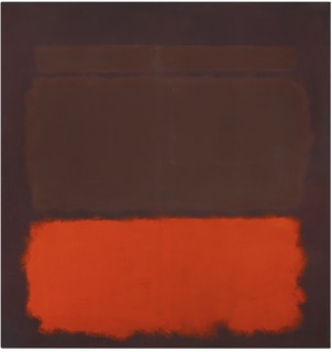 "No. 6/Sienna, Orange on Wine (1962)", do artista Mark Rothko: abaixo das estimativas, foi vendida a US$ 17,6 milhões no leilão da Sotheby's