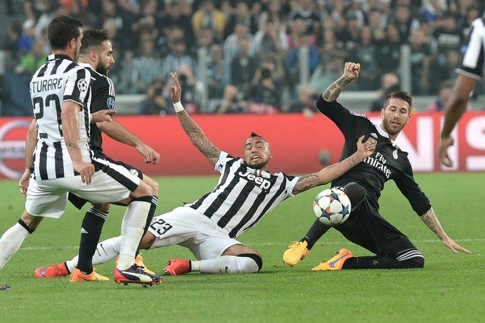 Sergio Ramos - Juventus x Real Madrid (Foto: AP)